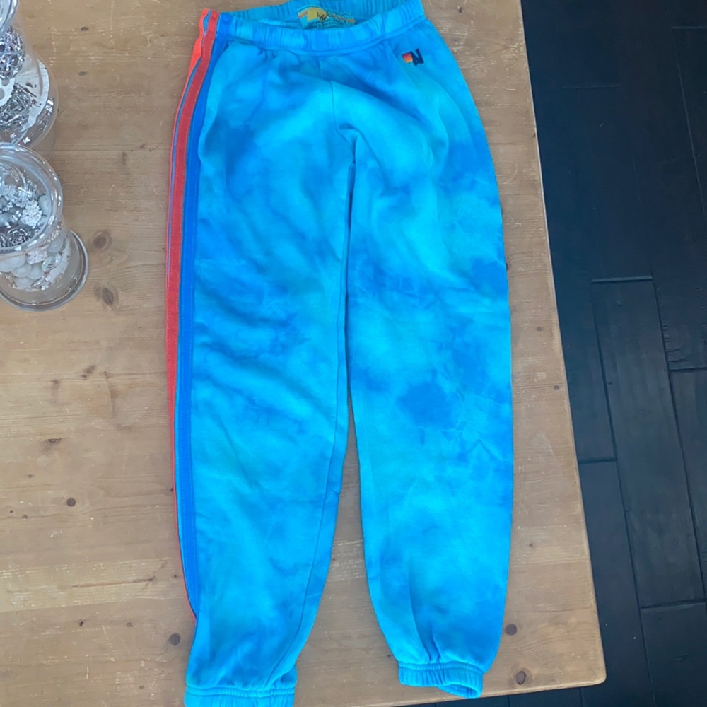 Aviator Nation super cute tie die sweatpants size M fits more like a small